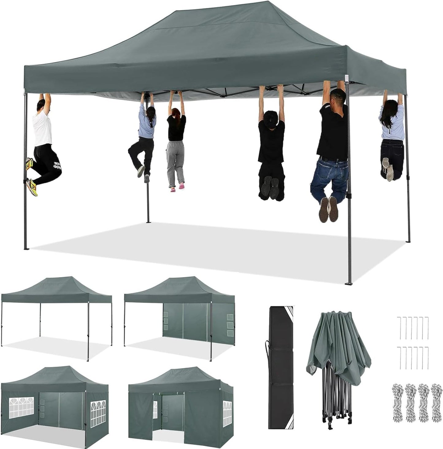 10x15 Heavy Duty Pop up Canopy Tent