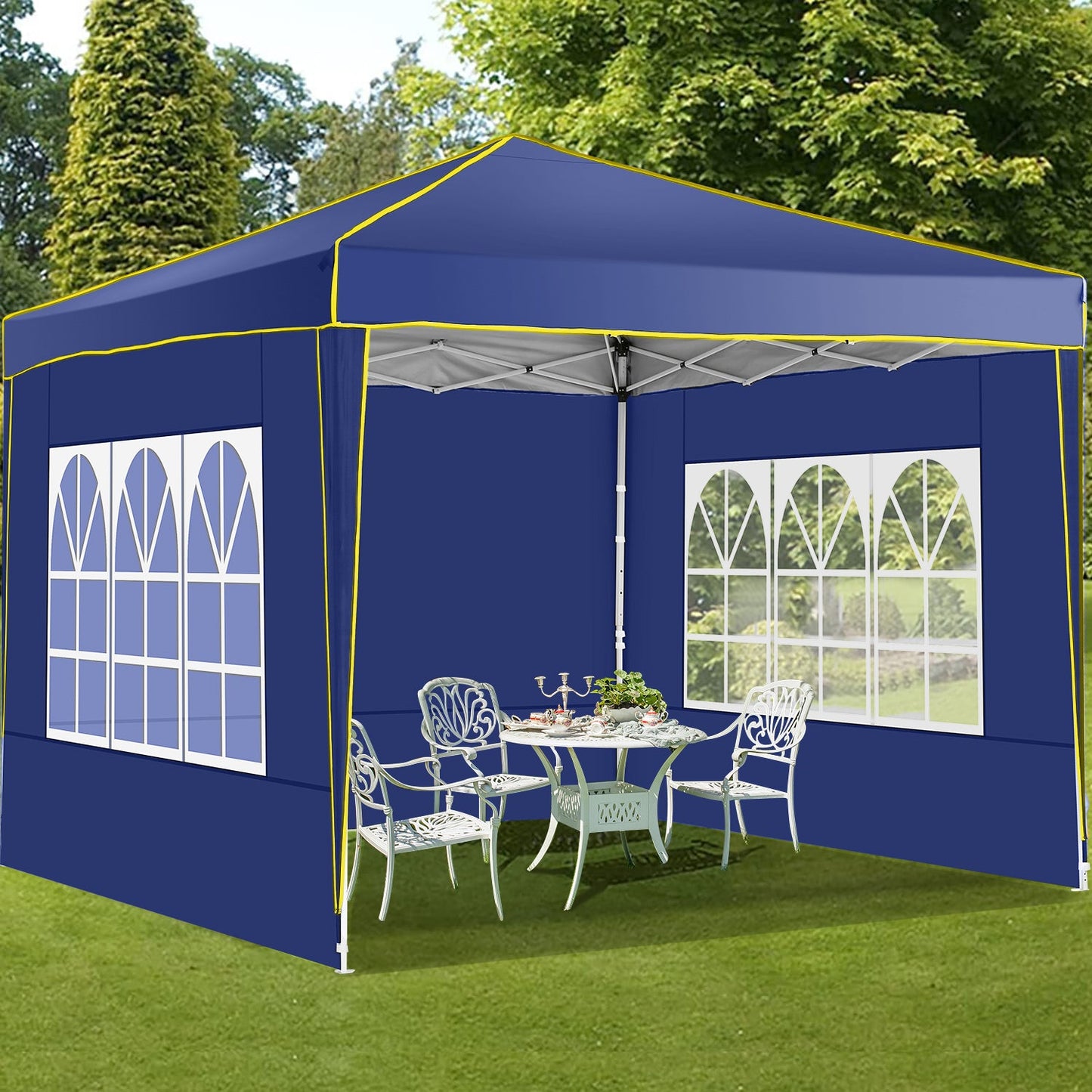 JUSTTENT Pop up Canopy Tent 10x10 Commercial Instant Canopy