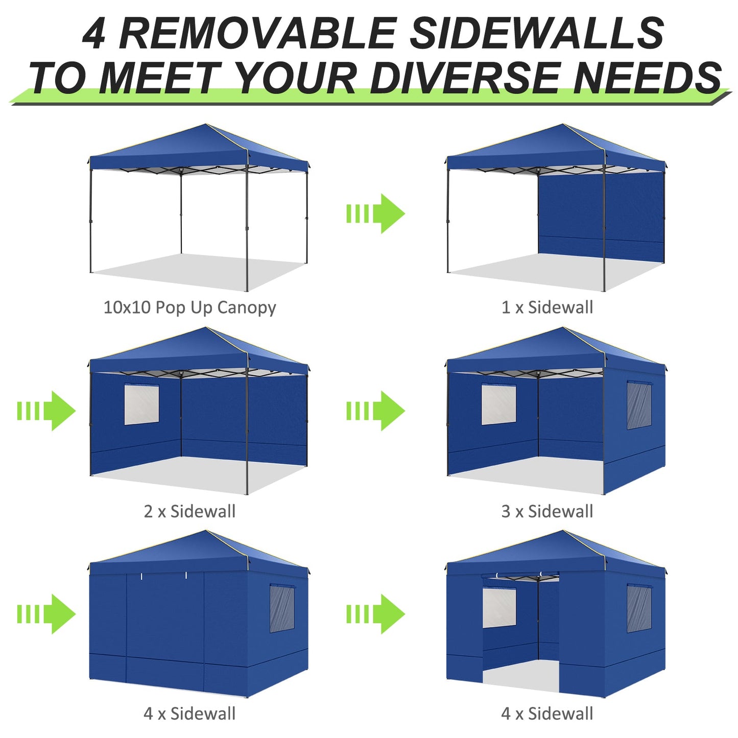 10' x 10' Outdoor Canopy Party Tent