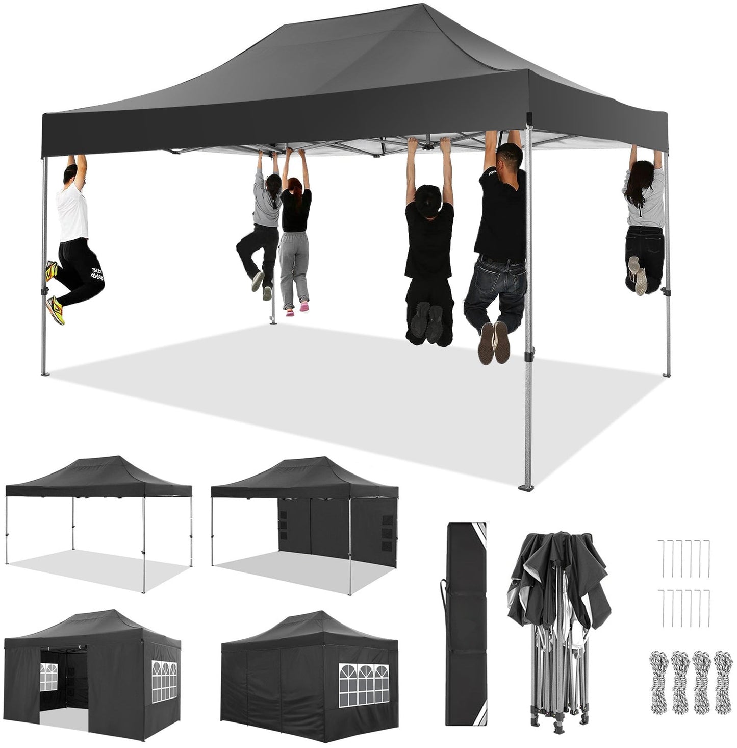 10x15 Heavy Duty Pop up Canopy Tent