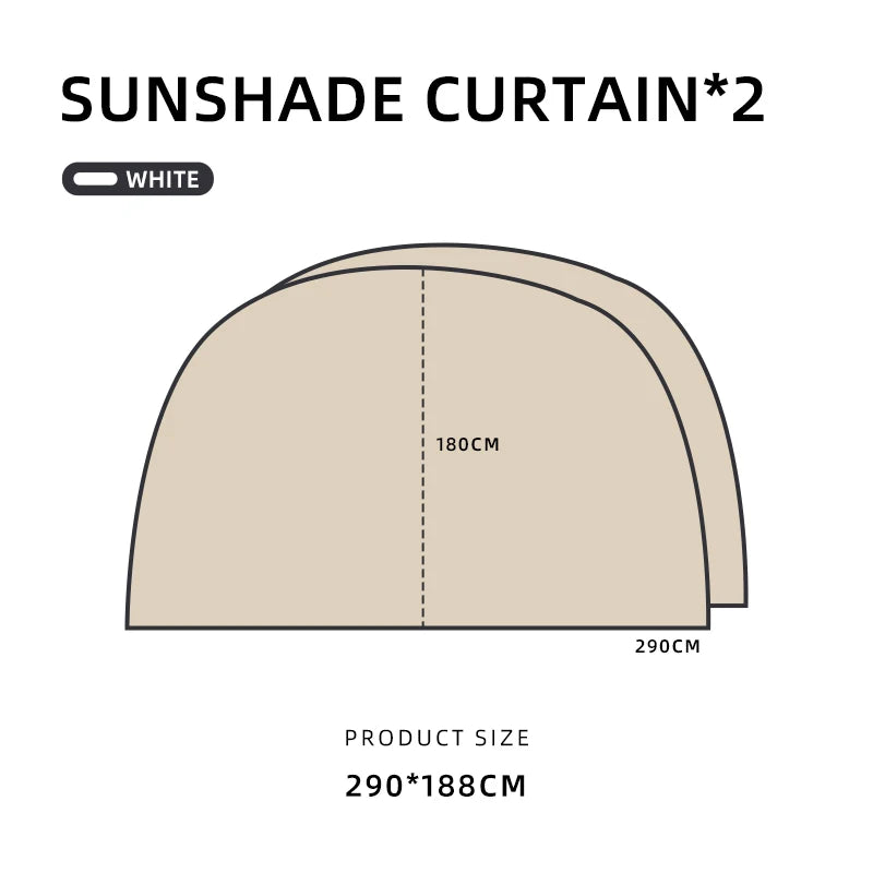 Small Round Dome Outdoor Tent for Camping