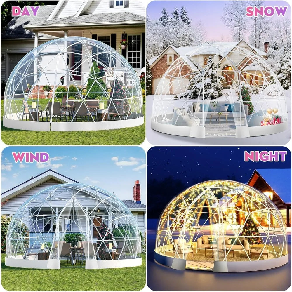 9.7FT/2.9MFT Geodesic Garden Dome lgloo Tent