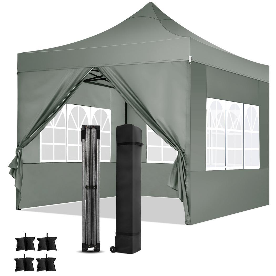 JUSTTENT 10'x10' Heavy Duty Pop up Canopy Tent