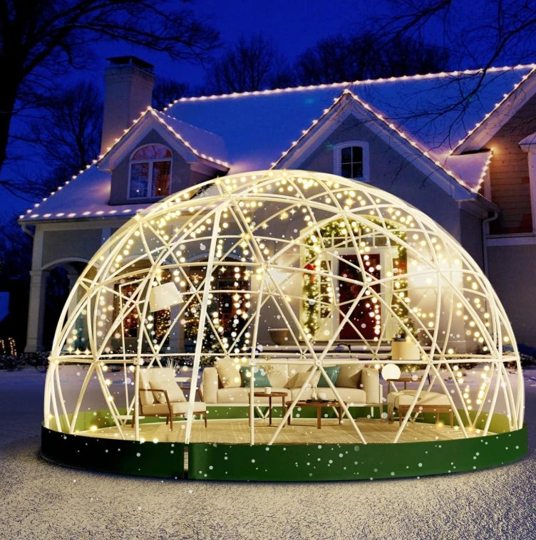 9.7FT/2.9MFT Geodesic Garden Dome lgloo Tent