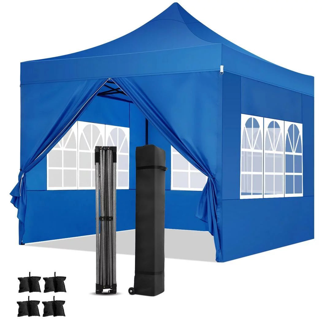JUSTTENT 10'x10' Straight Leg Pop-up Canopy Tent