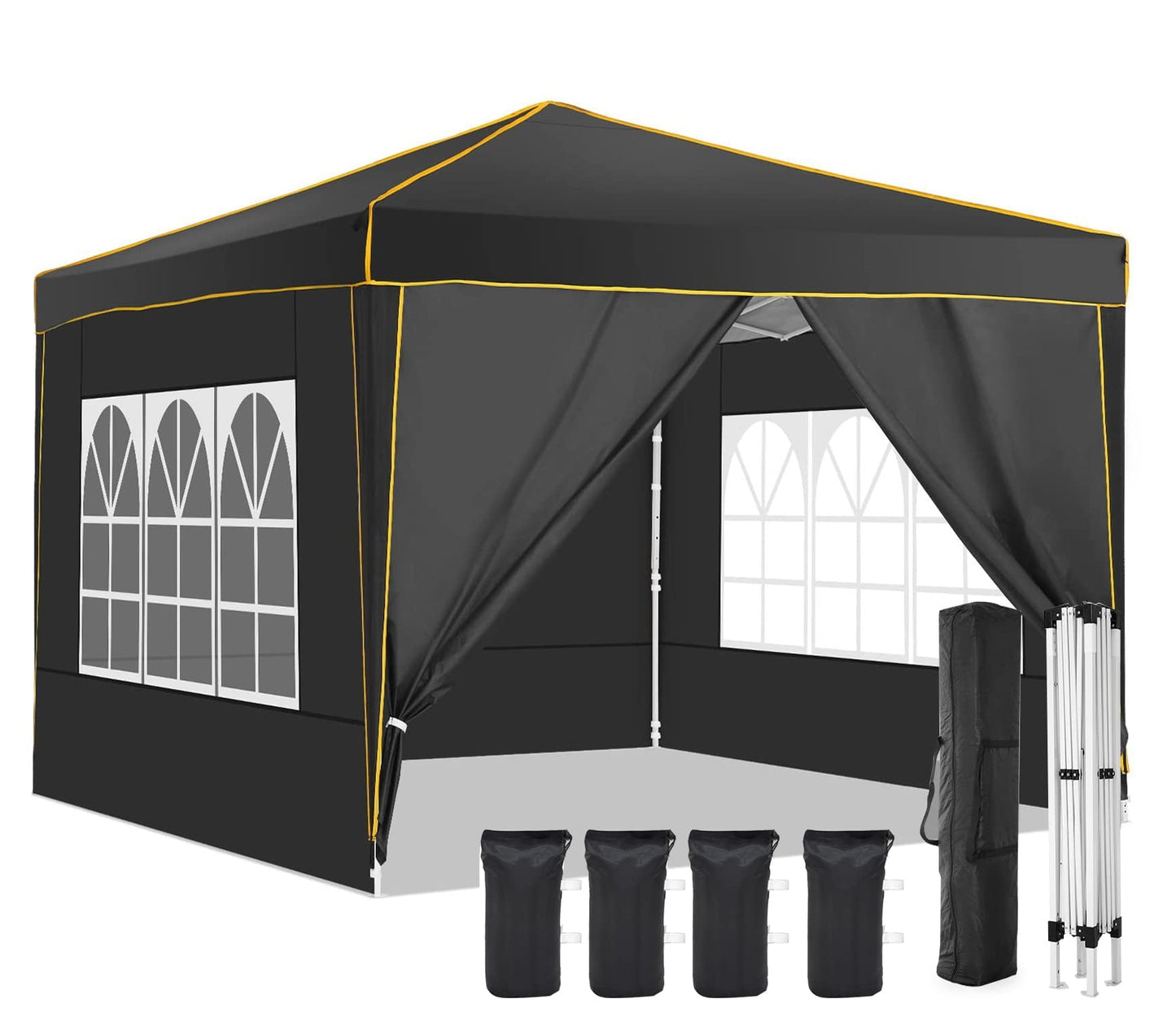 JUSTTENT Pop up Canopy Tent 10x10 Commercial Instant Canopy