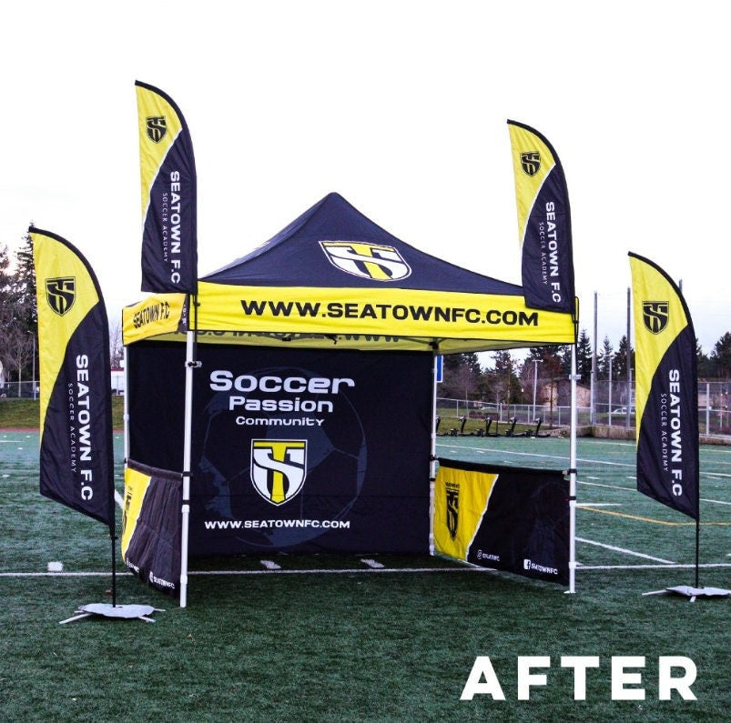 Custom Canopy Tent 10 x 20 – FREE Personalized design