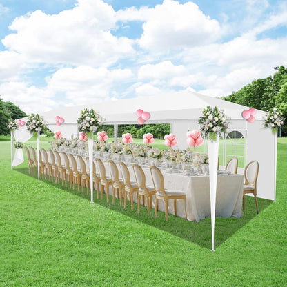 Party Tent 10x30 Canopy Tents for Parties with 8 Removable Sidewalls