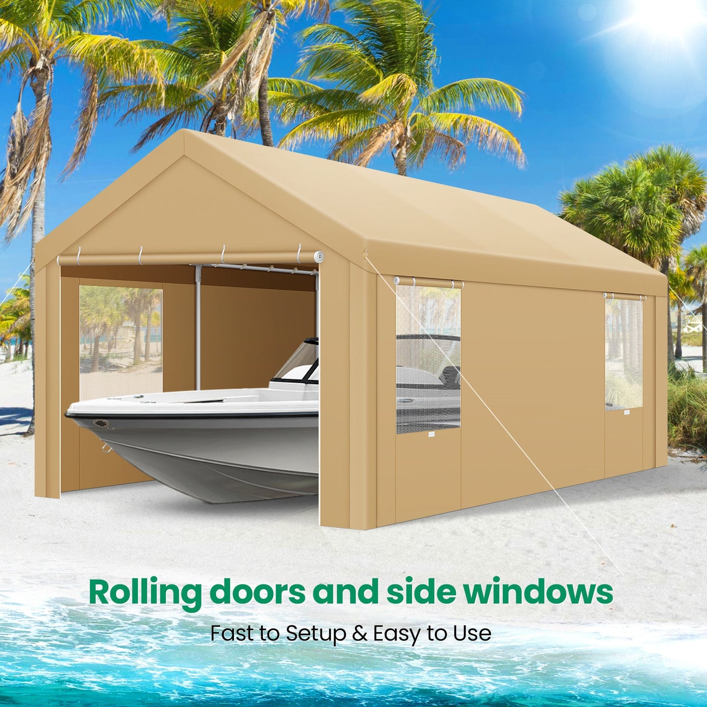 Carport Heavy Duty Canopy Tent