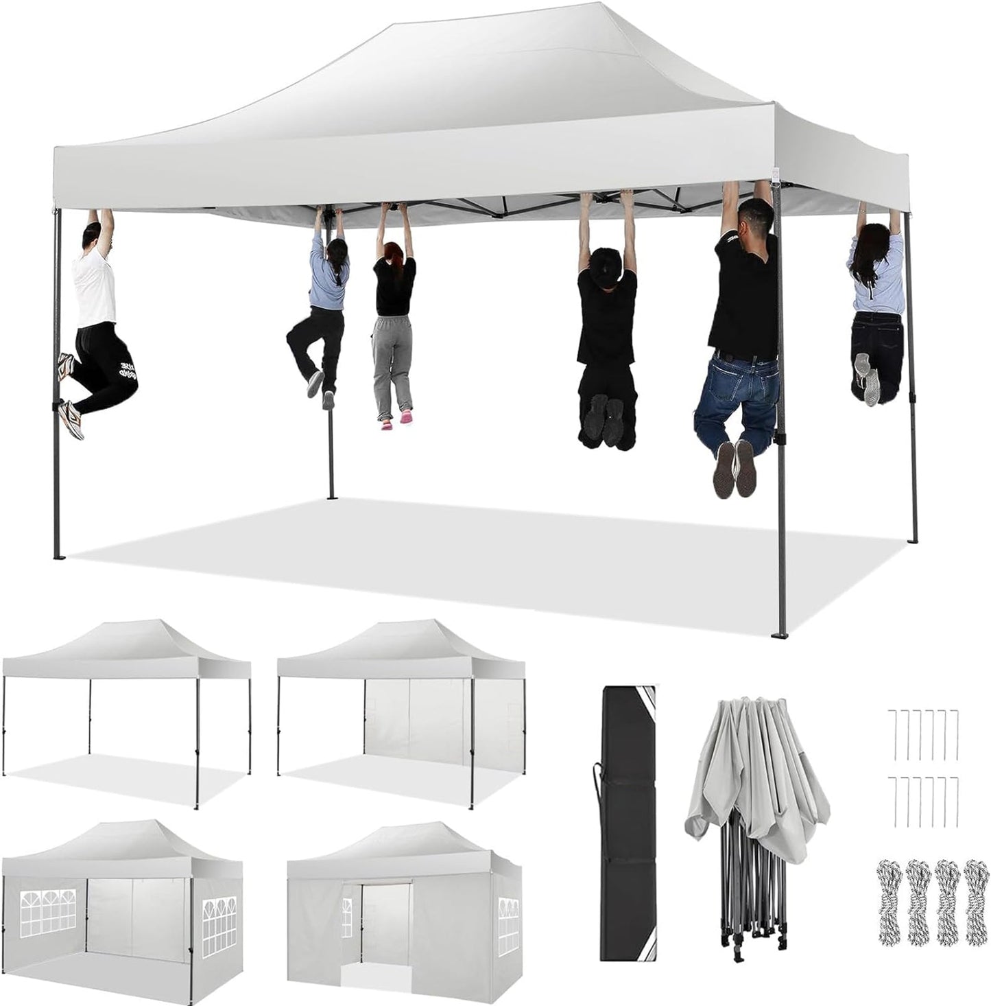 10x15 Heavy Duty Pop up Canopy Tent
