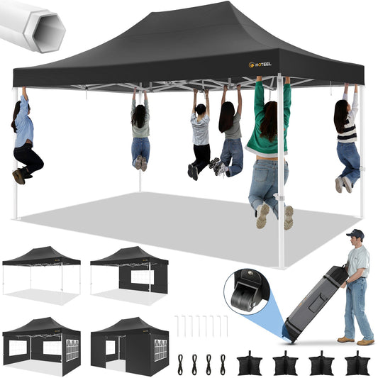 10x15 Heavy Duty Canopy Tent with 4 Sidewalls
