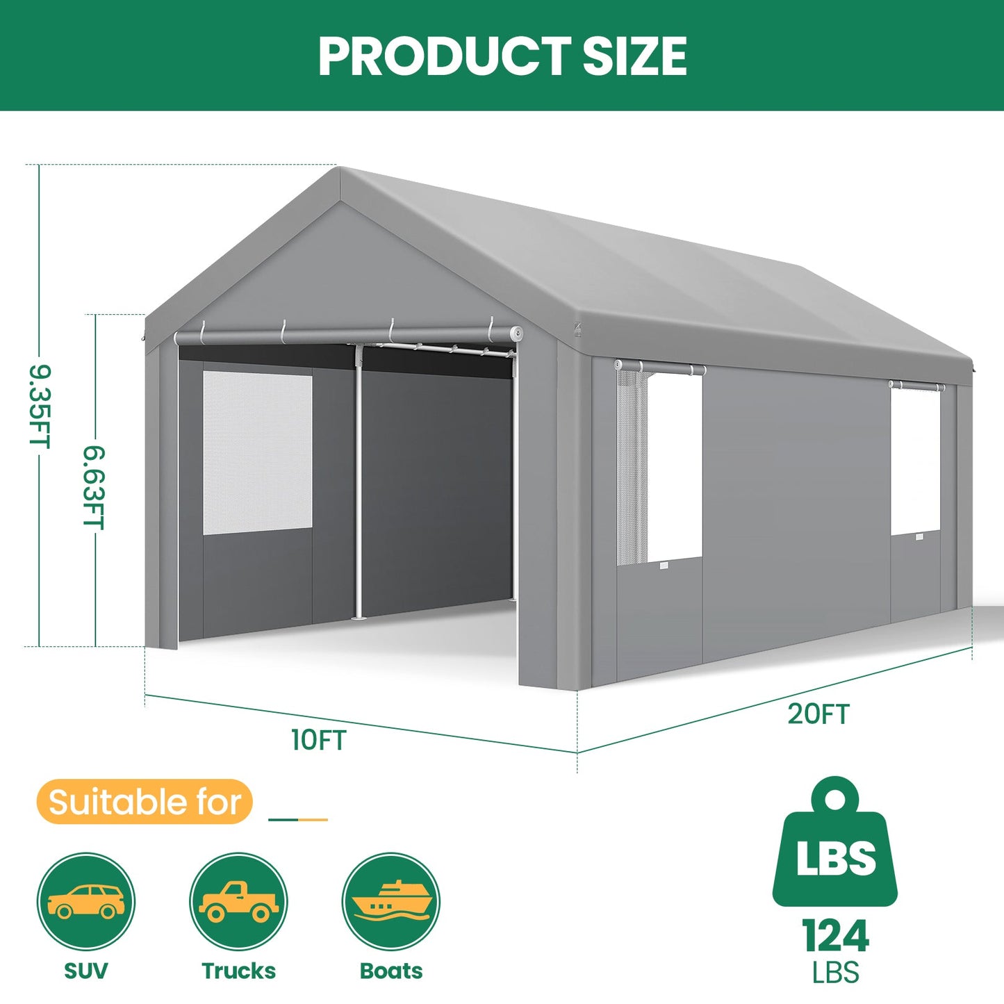 Carport Heavy Duty Canopy Tent