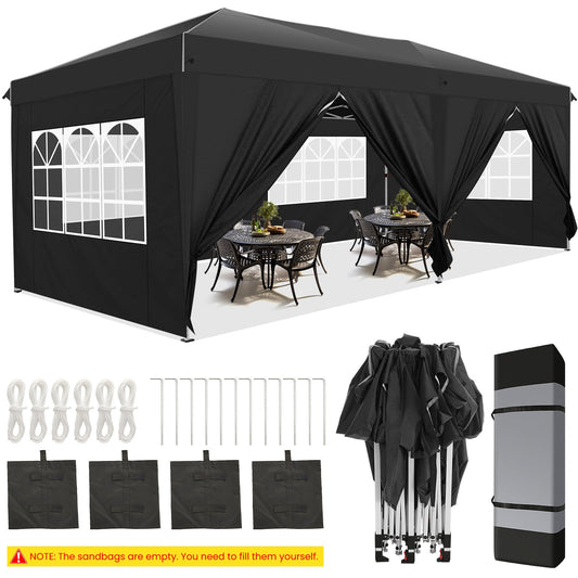 10x20 Pop Up Canopy with Sidewalls
