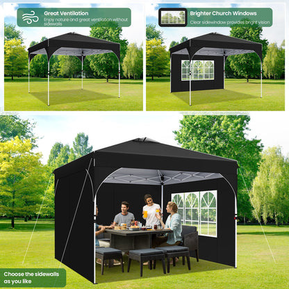 10x10 Party Tents with One Push Central Button Air Vent Tent