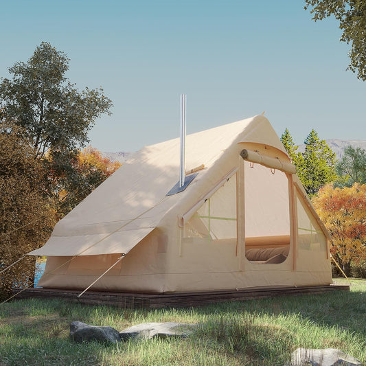 Inflatable Waterproof Blow Up Tent for 4-6 Persons