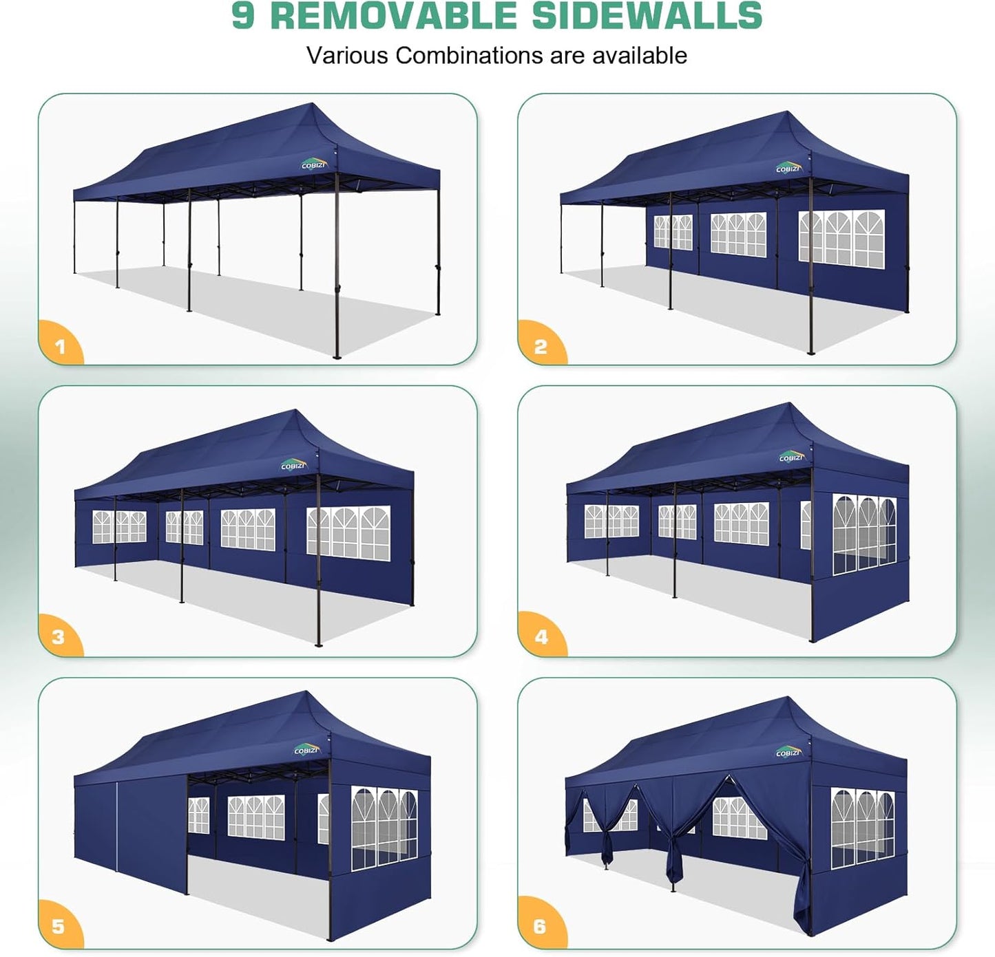 JUSTTENT Heavy Duty 10x30 Commercial Tent
