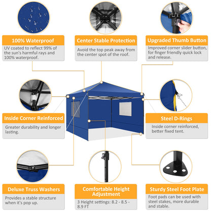 10' x 10' Outdoor Canopy Party Tent