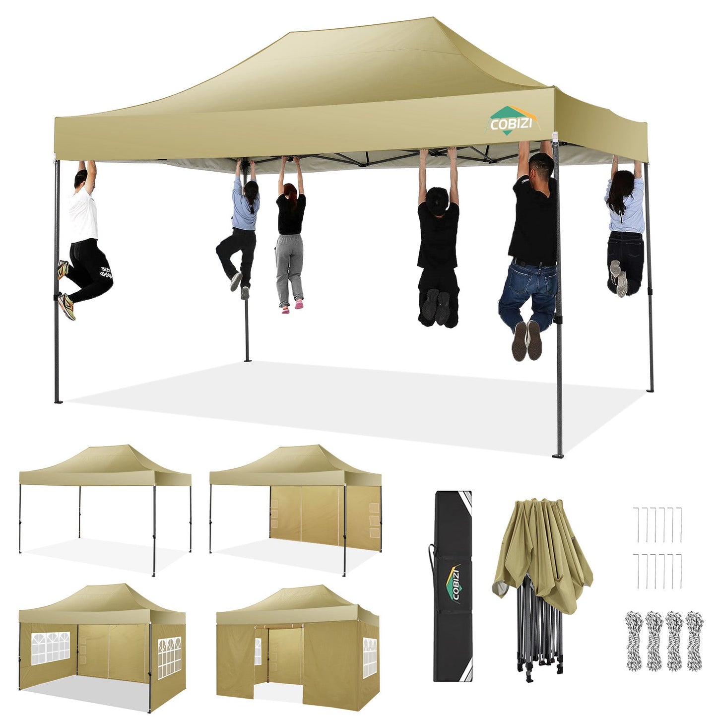 10x15 Heavy Duty Pop up Canopy Tent
