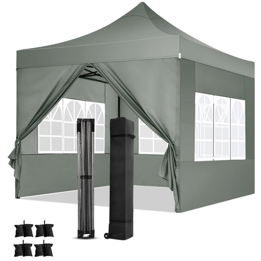 JUSTTENT 10'x10' Heavy Duty Pop up Canopy Tent
