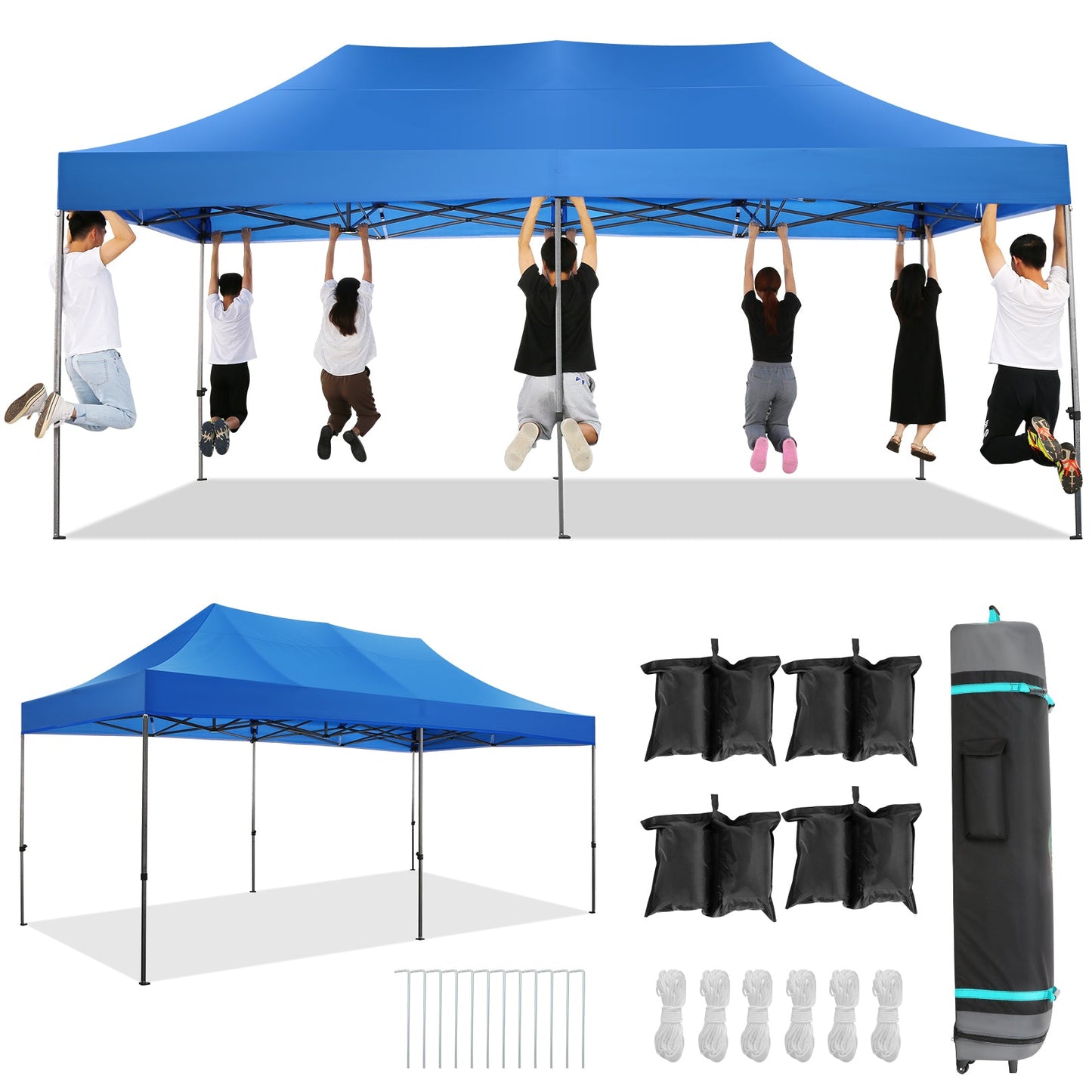 10' x 20' Canopy Tent EZ Pop Up Party Tent