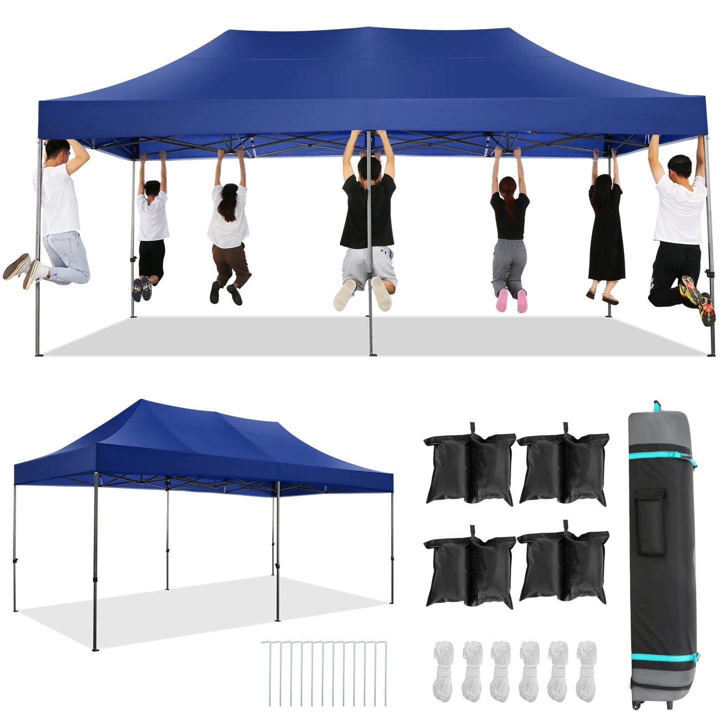 10' x 20' Canopy Tent EZ Pop Up Party Tent