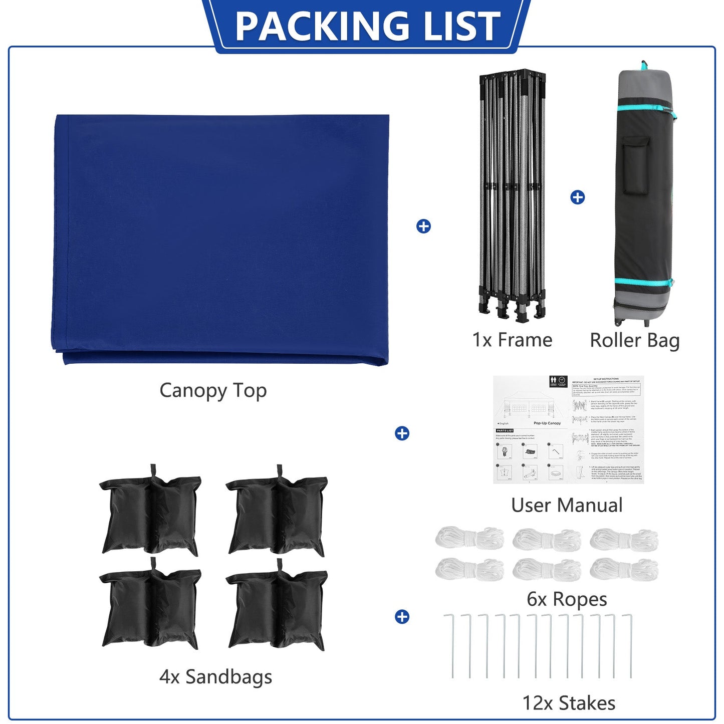 10' x 20' Canopy EZ Pop Up Party Tent