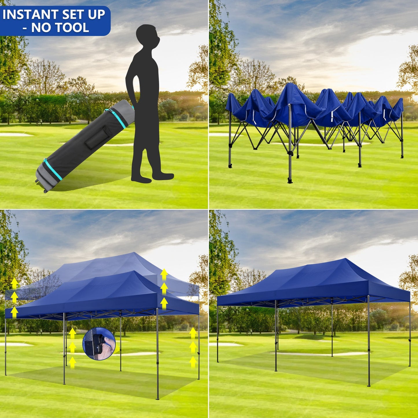 10' x 20' Canopy EZ Pop Up Party Tent