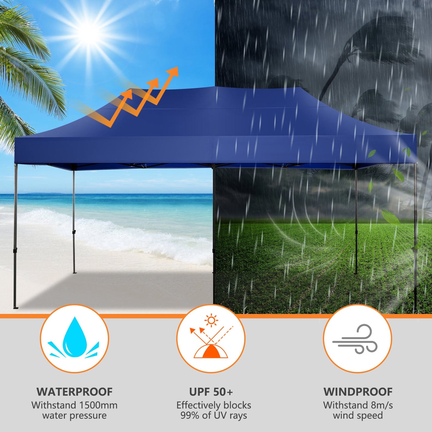 10' x 20' Canopy EZ Pop Up Party Tent