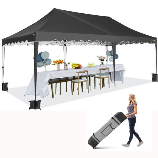 JUSTTENT 10x20 Pop Up Canopy Tent for Parties