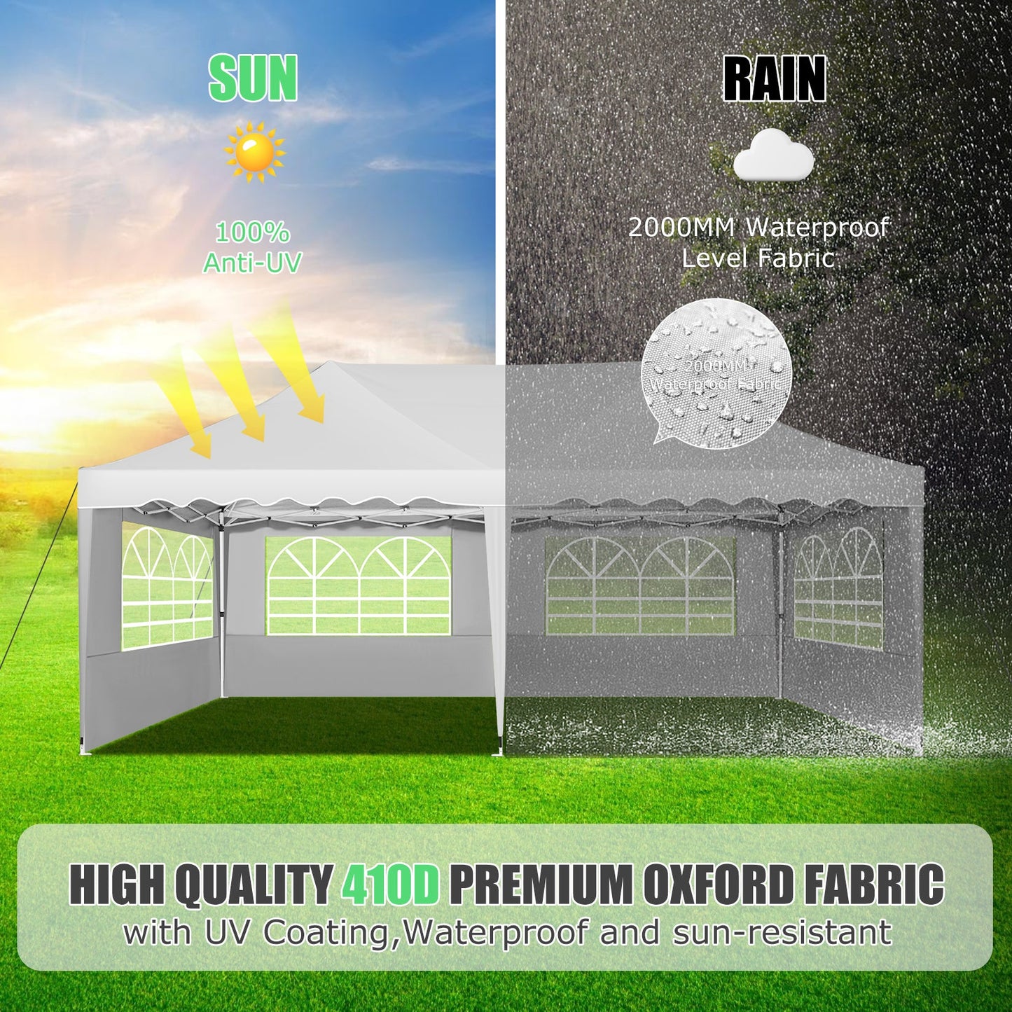 Canopy 10'x20' Pop Up Canopy Tent