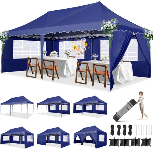 10x20 Pop up Canopy Tents with Removeble Sidewalls