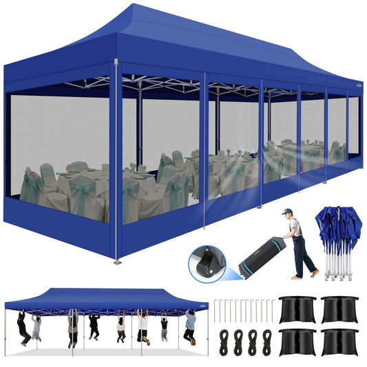 10x30 Heavy Duty Canopy Pop up Gazebo Tent