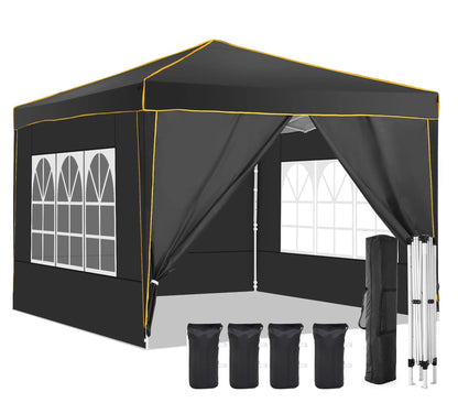 JUSTTENT Pop up Canopy Tent 10x10 Commercial Instant Canopy