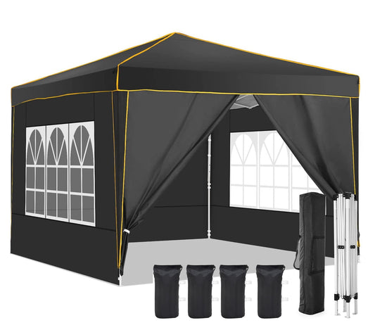 JUSTTENT Pop up Canopy Tent 10x10 Commercial Instant Canopy